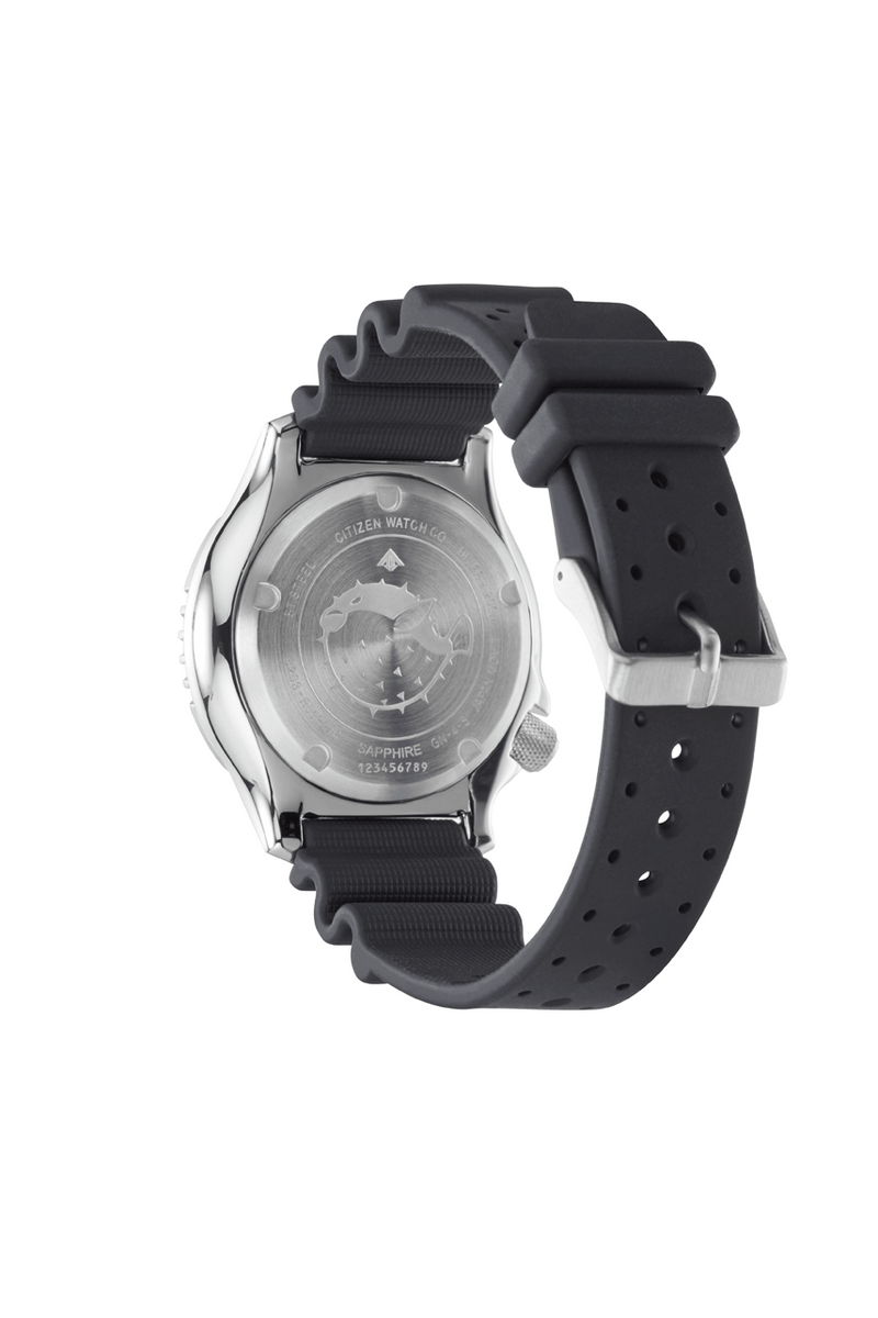Citizen Promaster Automatic 200M Diver Fugu Limited Edition Black Dial Black Rubber Strap Watch For Men - NY0110 Buy Now By Citizen