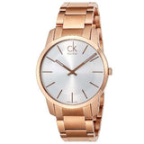 Calvin Klein City White Dial Rose Gold Steel Strap Watch for Men - K2G21646 Buy Now By Calvin Klein