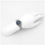 Coach Glitz Blue Dial Silver Steel Strap Watch for Women - 14502693 Buy Now By Coach