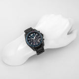 Emporio Armani Sigma Chronograph Blue Dial Black Silicone Strap Watch For Men - AR6121 Buy Now By Emporio Armani