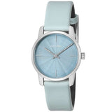 Calvin Klein City Blue Dial Blue Leather Strap Watch for Women - K2G231VN Buy Now By Calvin Klein
