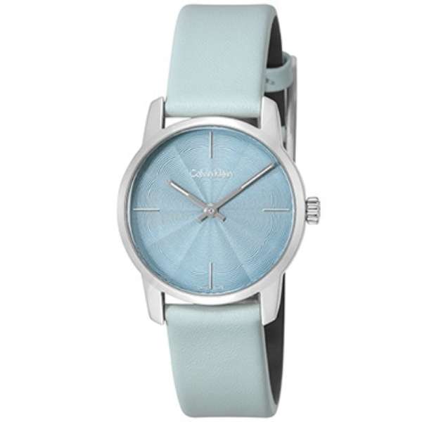 Calvin Klein City Blue Dial Blue Leather Strap Watch for Women - K2G231VN Buy Now By Calvin Klein