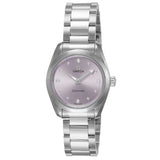 Shop Omega Seamaster Aqua Terra Quartz Purple Dial Silver Steel Strap Watch for Women - 220.10.28.60.60.001 in USA