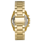 Michael Kors Runway Chronograph Orange Dial Gold Steep Strap Watch For Women - MK6162 Buy Now By Michael Kors
