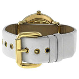Marc Jacobs Amy White Dial White Leather Strap Watch for Women - MBM1150 Buy Now By Marc Jacobs