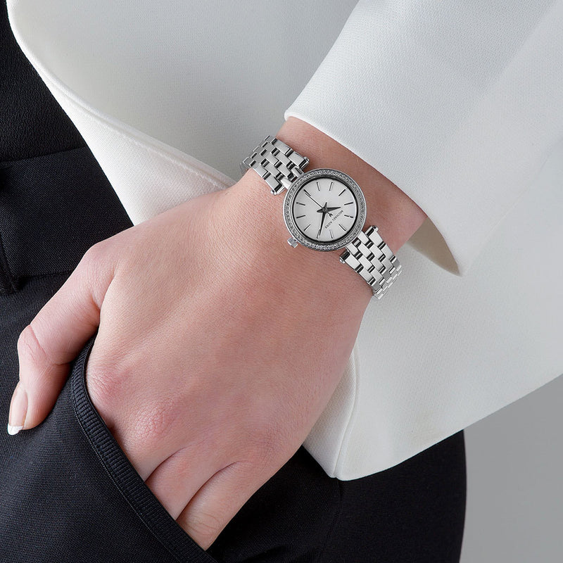 Michael Kors Darci Silver Dial Silver Steel Strap Watch for Women - MK3294 Buy Now By Michael Kors