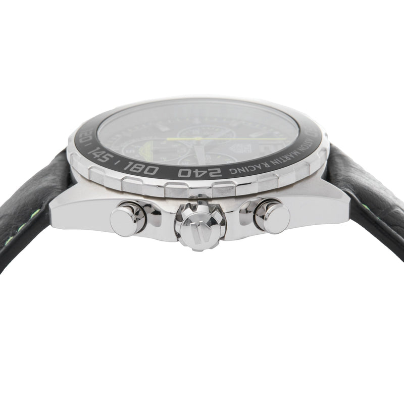 Tag Heuer Formula 1 Aston Martin Black Dial Black Leather Strap Watch for Men - CAZ101P.FC8245 Buy Now By Tag Heuer