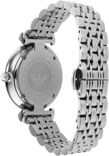 Emporio Armani Gianni T-Bar Quartz Silver Dial Silver Steel Strap Watch For Women - AR11445 Buy Now By Emporio Armani