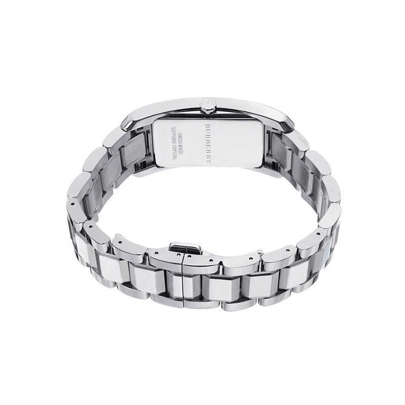 Shop Burberry Heritage Silver Dial Silver Steel Strap Watch For Women - BU9400 in USA