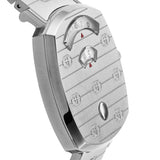 Gucci Grip Quartz Silver Dial Silver Steel Strap Watch For Women - YA157401