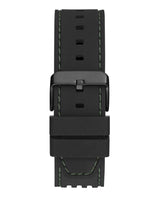 Guess Phoenix Analog Black Dial Black Silicone Strap Watch For Men- GW0499G7 Buy Now By Guess