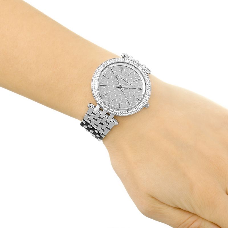 Michael Kors Darci Silver Dial Silver Steel Strap Watch for Women - MK3404 Buy Now By Michael Kors