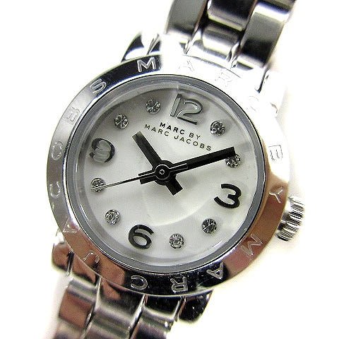 Marc Jacobs Amy Dinky White Dial Silver Steel Strap Watch for Women - MBM3225 Buy Now By Marc Jacobs