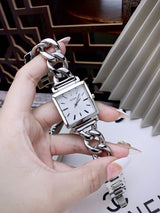 Shop Guess Vanity Silver Dial Silver Steel Strap Watch for Women - W1029L1 in USA