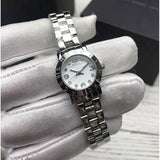 Marc Jacobs Amy Dinky White Dial Silver Steel Strap Watch for Women - MBM3225 Buy Now By Marc Jacobs