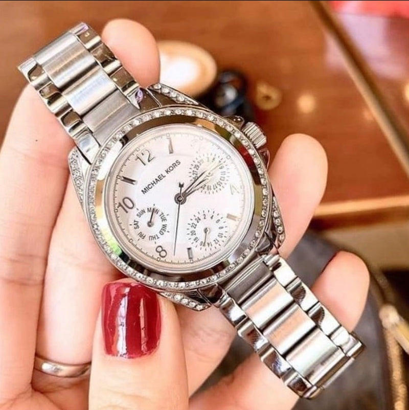 Michael Kors Blair Silver Dial SIlver Steel Strap Watch for Women - MK5612 Buy Now By Michael Kors