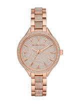 Michael Kors Crystals Pavé Rose Gold Dial Rose Gold Steel Strap Watch for Women - MK3799 Buy Now By Michael Kors