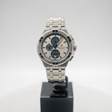 Maurice Lacroix Aikon Chronograph Silver Dial Silver Steel Strap Watch for Men - AI1018-SS002-131-1 Buy Now By Maurice Lacroix