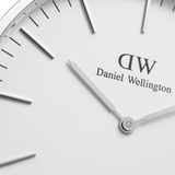 Daniel Wellington Classic Cornwall White Dial Black Nylon Strap Watch For Men - DW00100260 Buy Now By Daniel Wellington