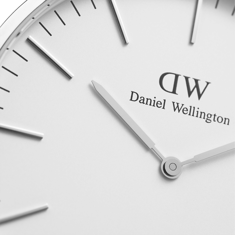 Daniel Wellington Classic Cornwall White Dial Black Nylon Strap Watch For Men - DW00100260 Buy Now By Daniel Wellington
