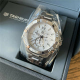 Tag Heuer Aquaracer White Dial Silver Steel Strap Watch for Men - CAY1111.BA0927 Buy Now By Tag Heuer