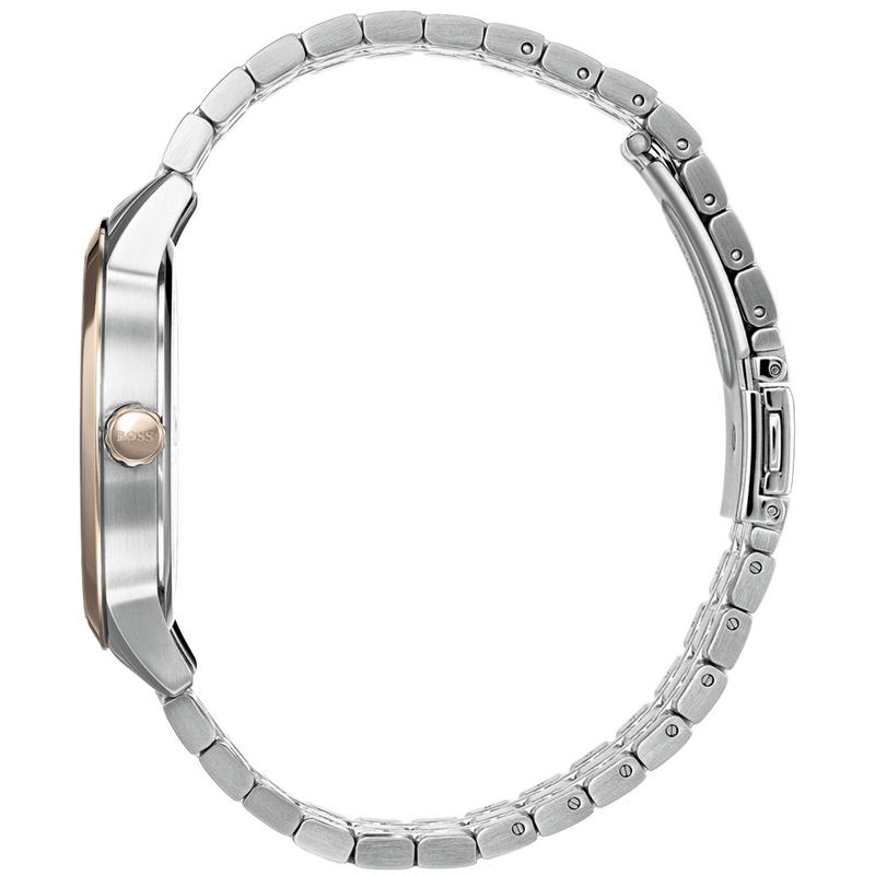 Hugo Boss Classic Grey Dial Two Tone Steel Strap Watch for Men - 1513688 Buy Now By Hugo Boss