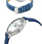 Michael Kors Cinthia Mother of Pearl Dial Blue Leather Strap Watch for Women - MK2661 Buy Now By Michael Kors