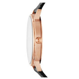 Emporio Armani Kappa Quartz White Dial Black Leather Strap Watch For Men - AR80015 Buy Now By Emporio Armani