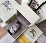 Burberry Heritage Grey Dial Beige Leather Strap Unisex Watch - BU1754 Buy Now By Burberry