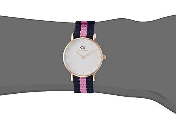 Daniel Wellington Classy Winchester White Dial Two Tone NATO Strap Watch For Women - DW00100065 Buy Now By Daniel Wellington