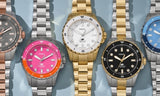 Fossil Blue Dive Three Hand Gray Dial Two Tone Steel Strap Watch For Women - ES5348 Buy Now By Fossil