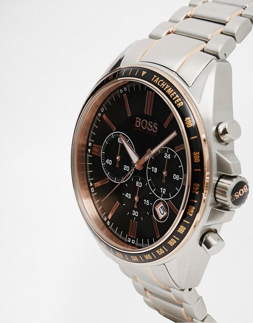 Hugo Boss Driver Sport Grey Dial Grey Steel Strap Watch for Men - 1513094 Buy Now By Hugo Boss