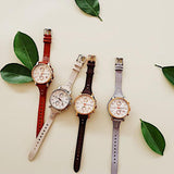 Fossil Boyfriend White Dial Brown Leather Strap Watch for Women - ES3616 Buy Now By Fossil