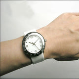 Marc Jacobs Amy White Dial White Leather Strap Watch for Women - MBM1136 Buy Now By Marc Jacobs