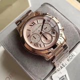 Michael Kors Cooper Rose Gold Rose Gold Steel Strap Watch for Women - MK6275 Buy Now By Michael Kors