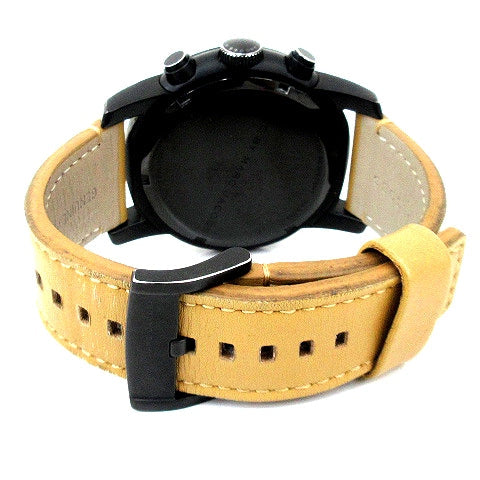 Marc Jacobs Larry Chronograph Black Dial Brown Leather Strap Watch for Men - MBM5053 Buy Now By Marc Jacobs