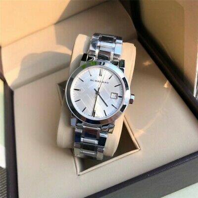 Burberry The City White Dial Silver Steel Strap Watch for Women - BU9100 Buy Now By Burberry