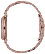 Emporio Armani Gianni T Bar Black Dial Rose Gold Steel Strap Watch For Women - AR11206 Buy Now By Emporio Armani