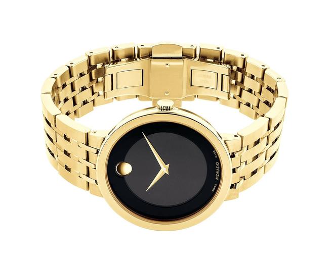Movado Esperanza Museum 39mm Black Dial Stainless Steel Watch For Men - 0607059 Buy Now By Movado