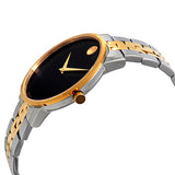 Movado Museum Classic Black Dial Two Tone Steel Strap Watch for Men - 0607200 Buy Now By Movado