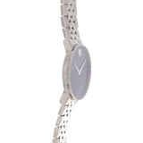 Shop Movado Veturi Quartz Black Dial Silver Steel Strap Watch for Women - 0606338 in USA