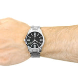 Hugo Boss Governer Black Dial Silver Steel Strap Watch for Men - 1513488 Buy Now By Hugo Boss