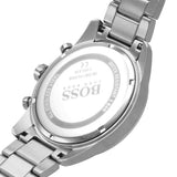 Hugo Boss Skymaster Chronograph Blue Dial Silver Steel Strap Watch for Men - 1513784
