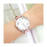 Shop Coach Tatum White Dial Pink Leather Strap Watch For Women - 14502799 in USA
