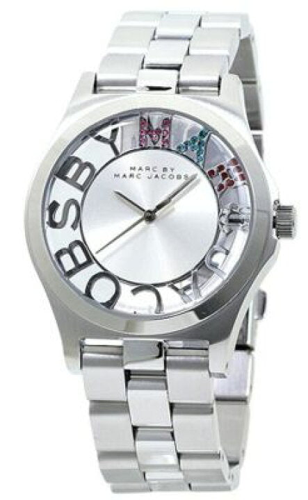 Marc Jacobs Henry Skeleton Silver Dial Silver Steel Strap Watch for Women - MBM3262 Buy Now By Marc Jacobs