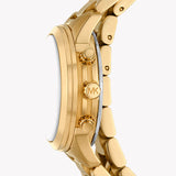 Michael Kors Runway Chronograph Analog Gold Dial Gold Steel Strap Watch for Women - MK7452 Buy Now By Michael Kors