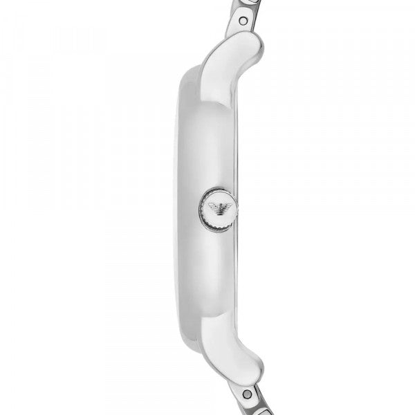 Emporio Armani Classic Luigi Quartz Silver Dial Silver Steel Strap Watch For Men - AR1854 Buy Now By Emporio Armani