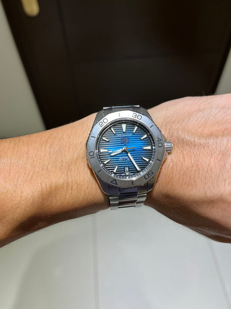 Tag Heuer Aquaracer Professional 200 Automatic Blue Dial Silver Steel Strap Watch for Men - WBP2111.BA0627 Buy Now By Tag Heuer