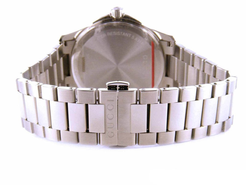 Shop Gucci G Timeless Diamonds Mother of Pearl Blue Dial Silver Steel Strap Unisex Watch - YA126458 in USA
