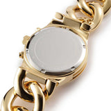 Michael Kors Runway Twist Gold Dial Gold Steel Strap Watch for Women - MK3131
